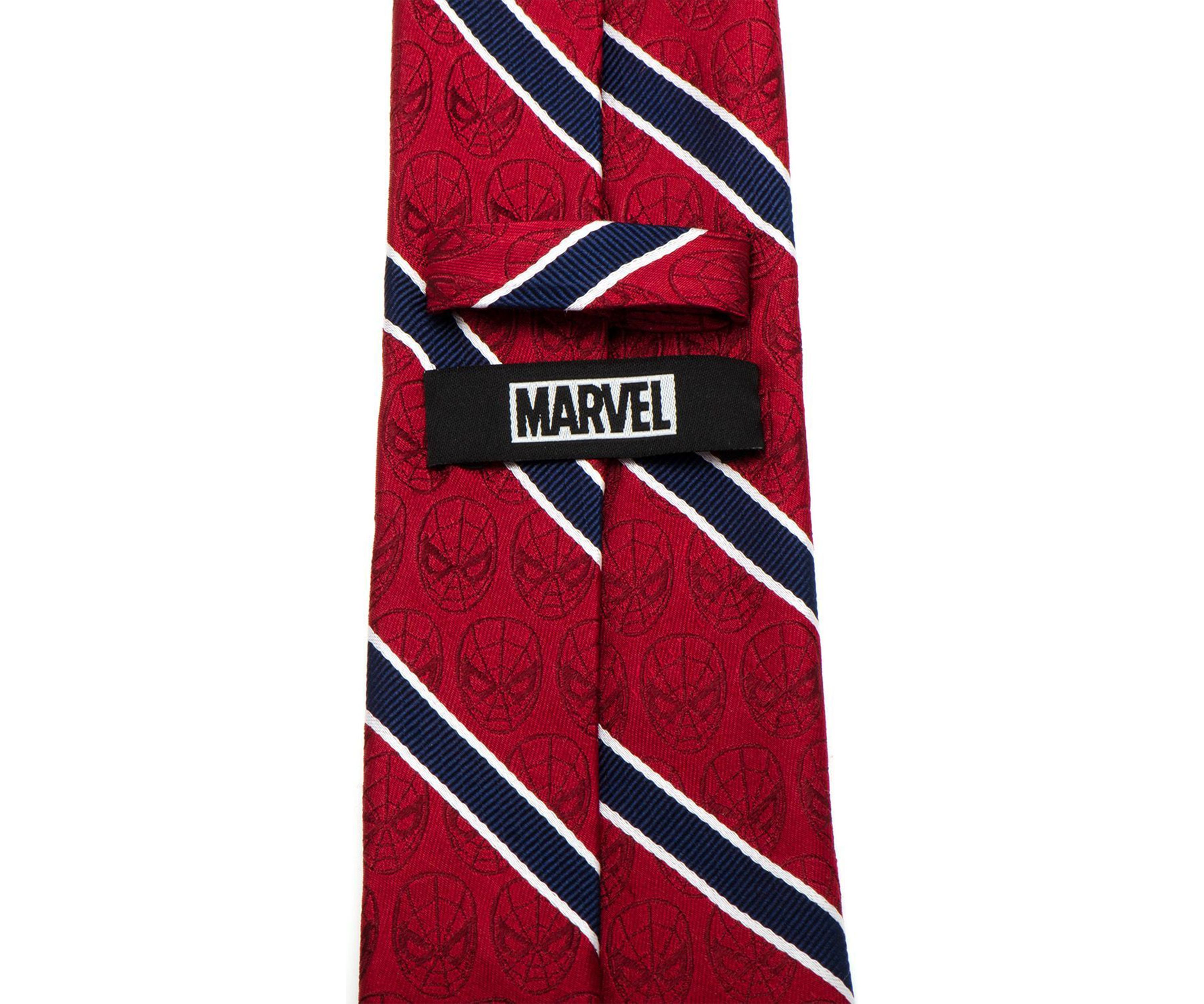 Spider-Man Red and Navy Stripe Tie