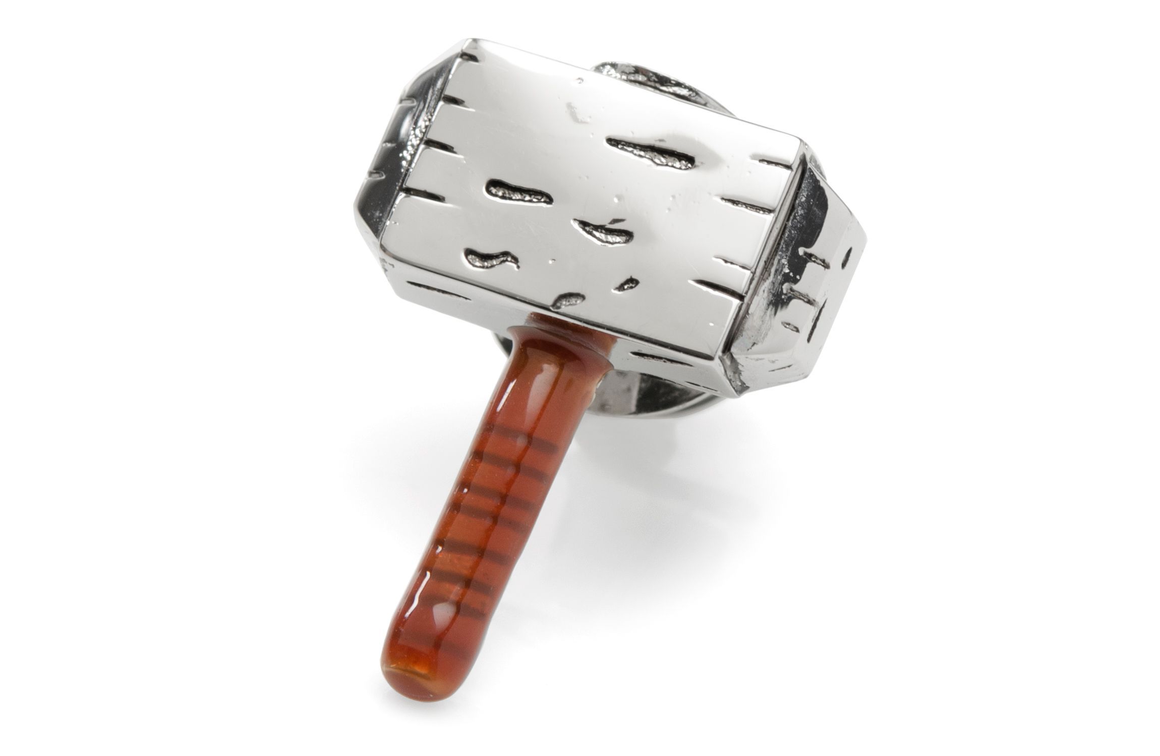 3D Thor Hammer Lapel Pin