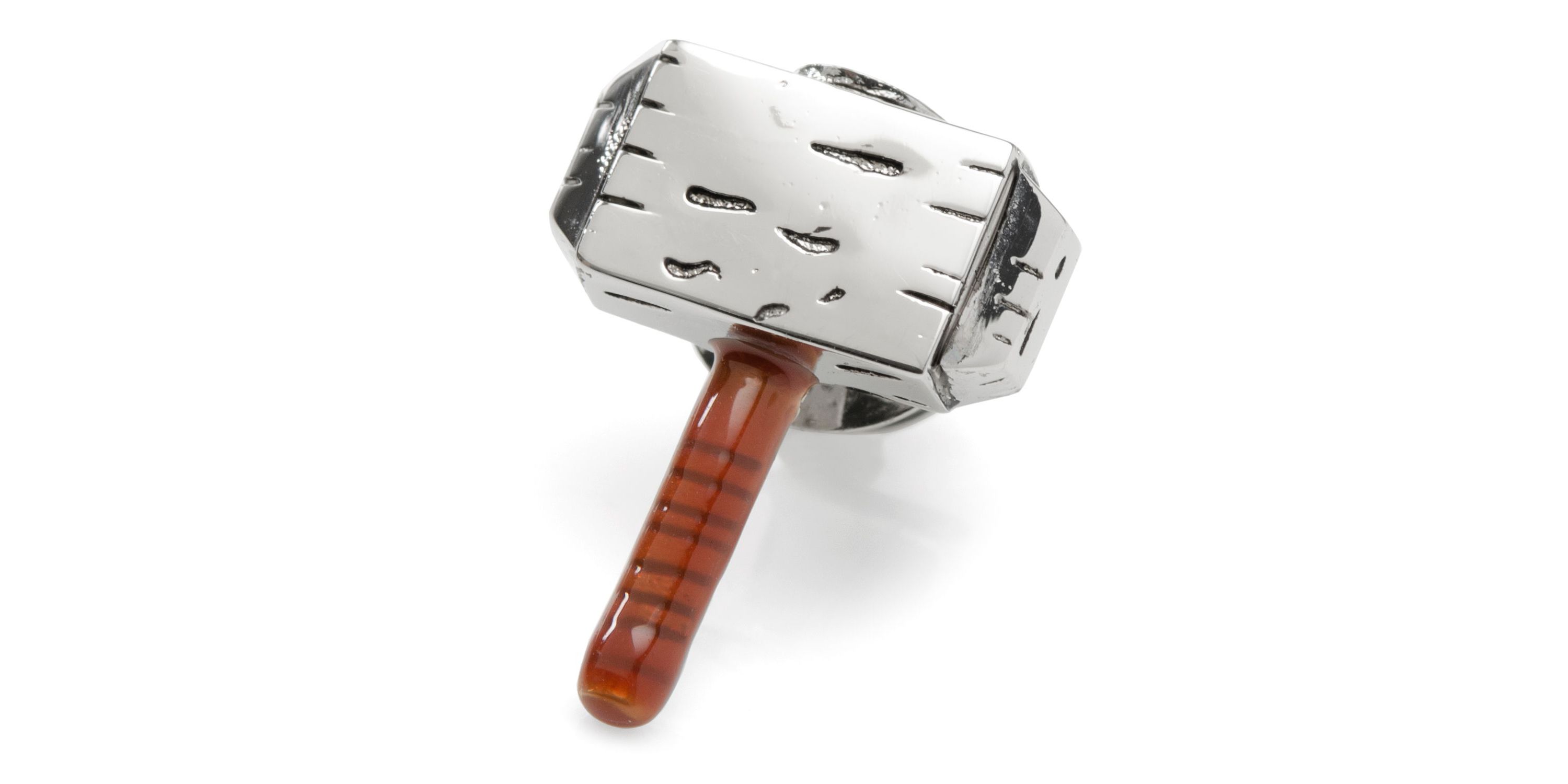3D Thor Hammer Lapel Pin