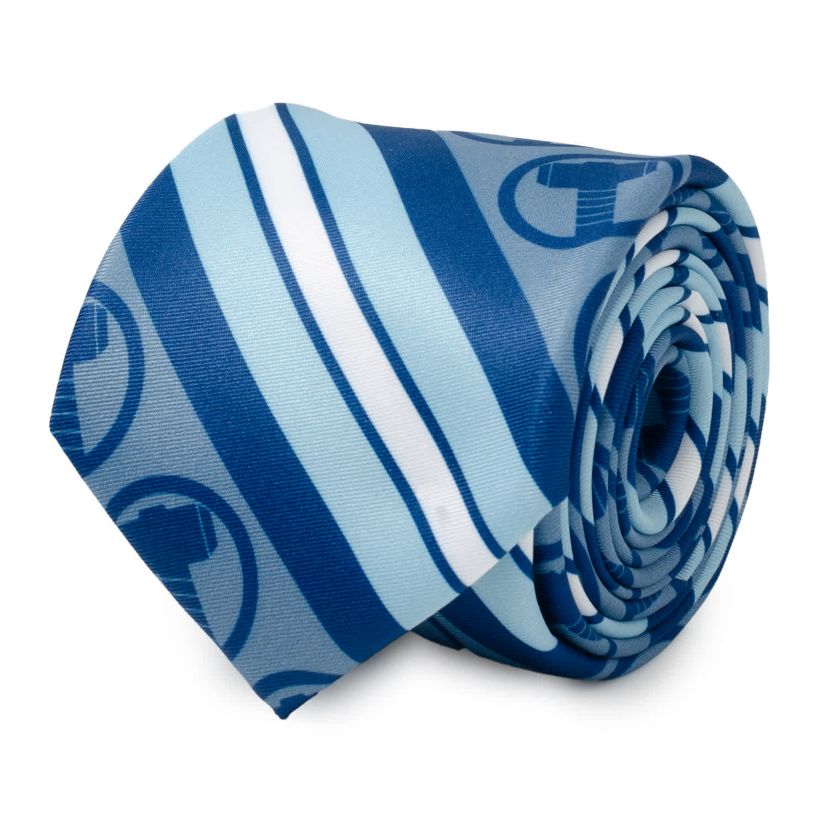Thor Blue Striped Mens Tie
