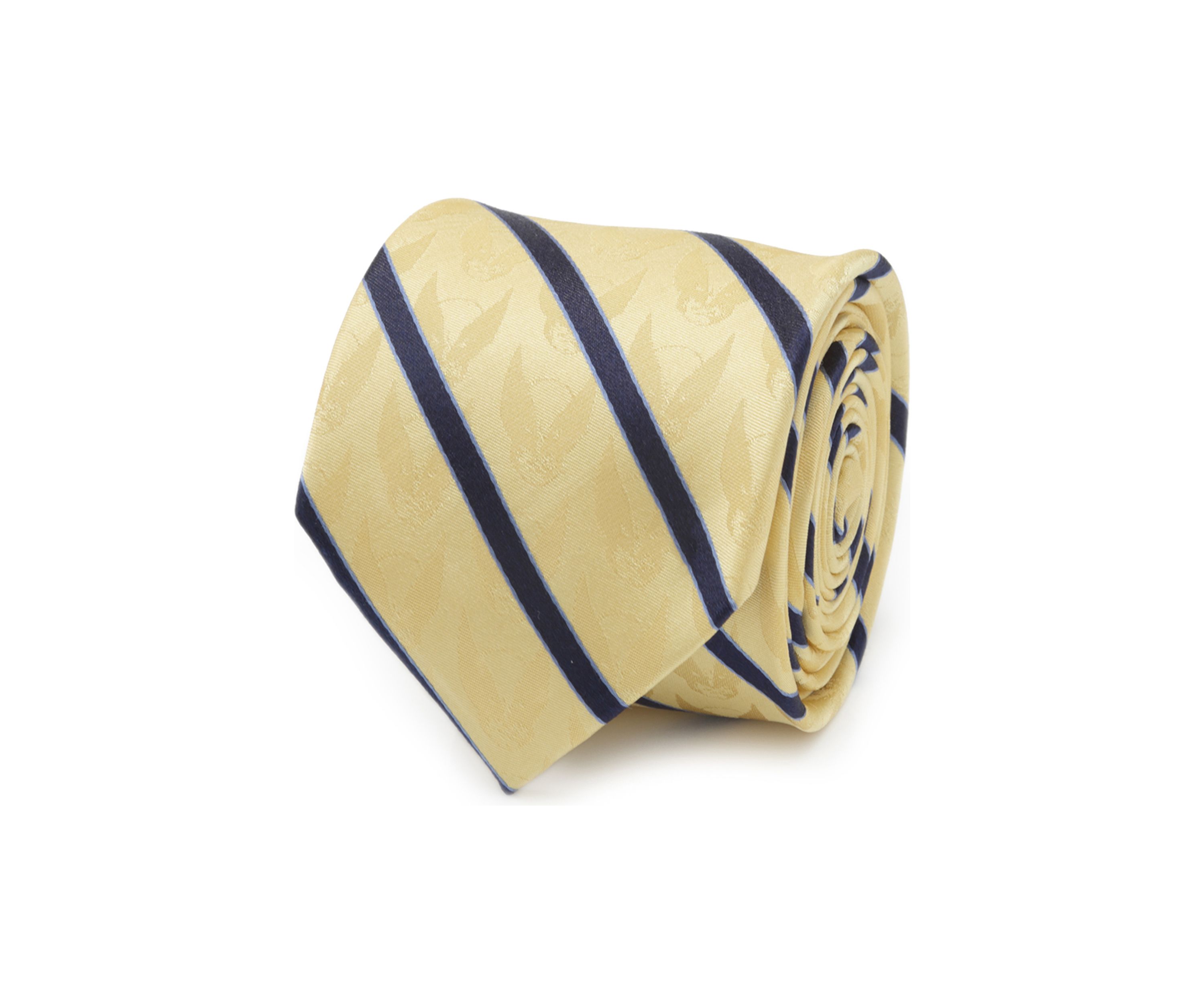 Mens Wolverine Mask Yellow and Navy Silk Tie