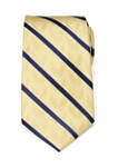 Mens Wolverine Mask Yellow and Navy Silk Tie