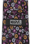 Mens X-Men Floral Charcoal Tie