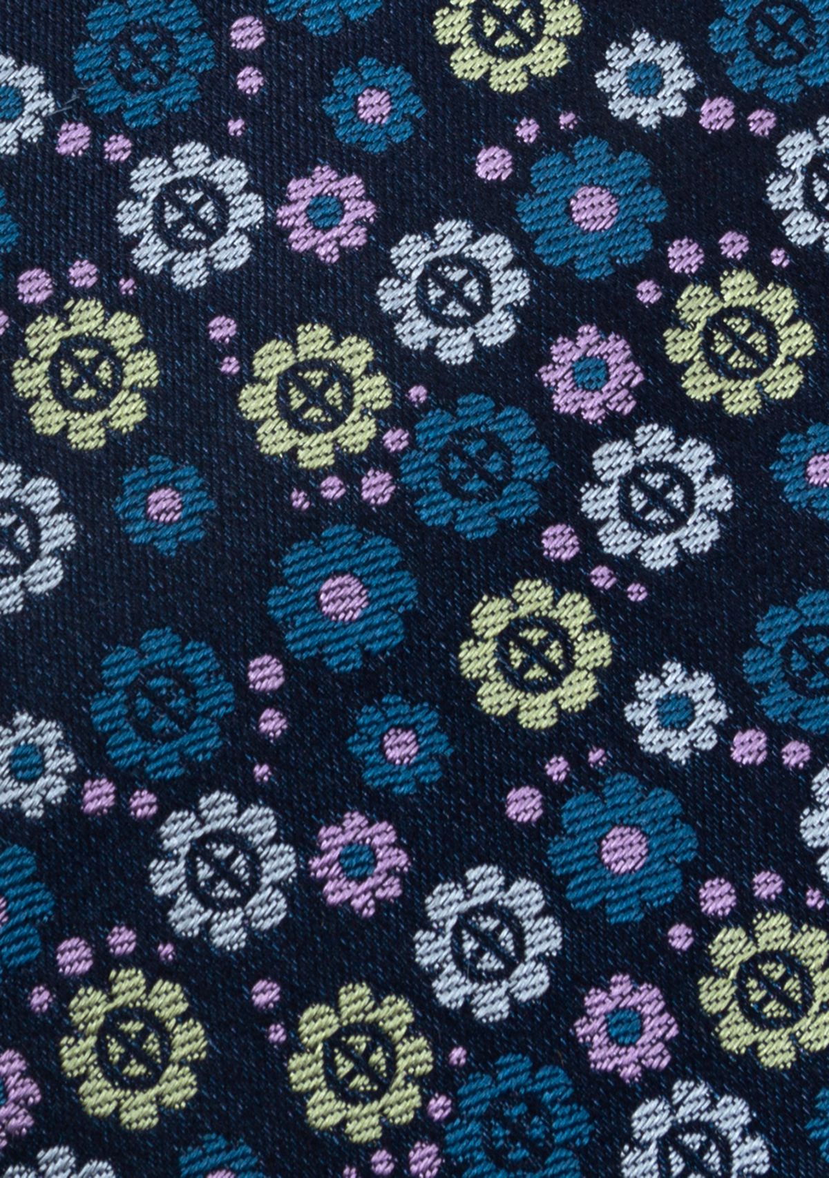 Mens X-Men Floral Navy Tie