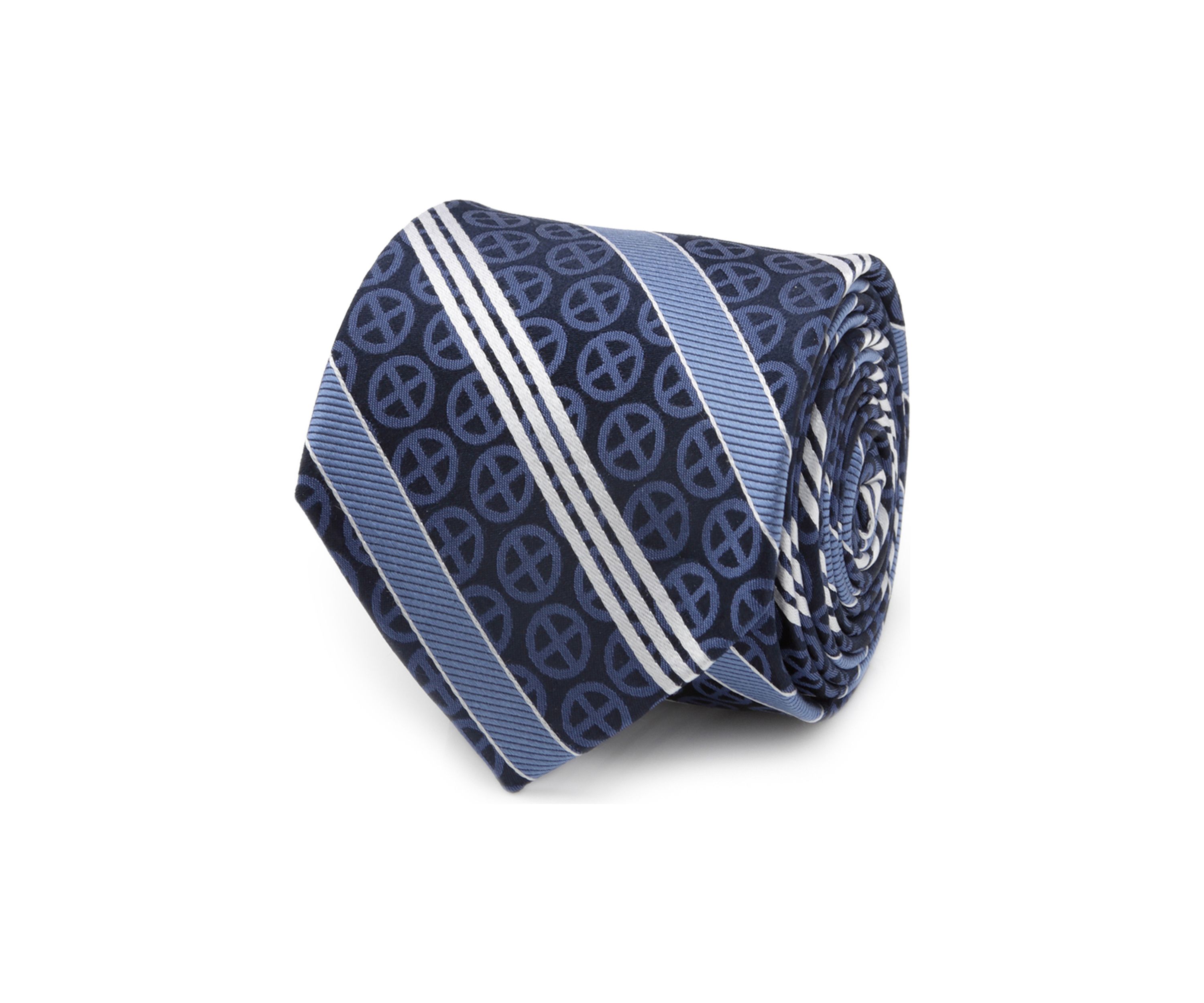 Mens X-Men Symbol Navy Tie