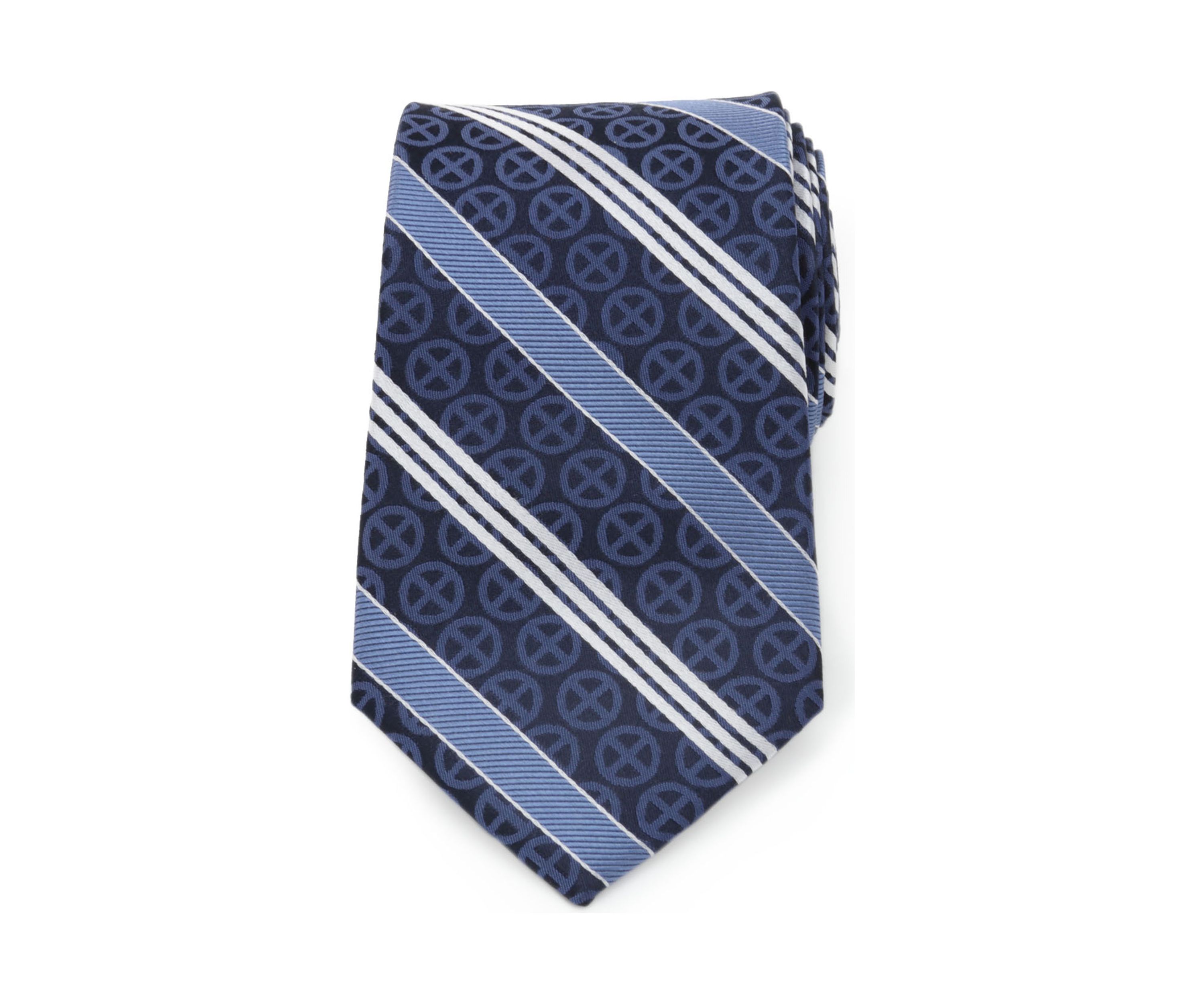 Mens X-Men Symbol Navy Tie
