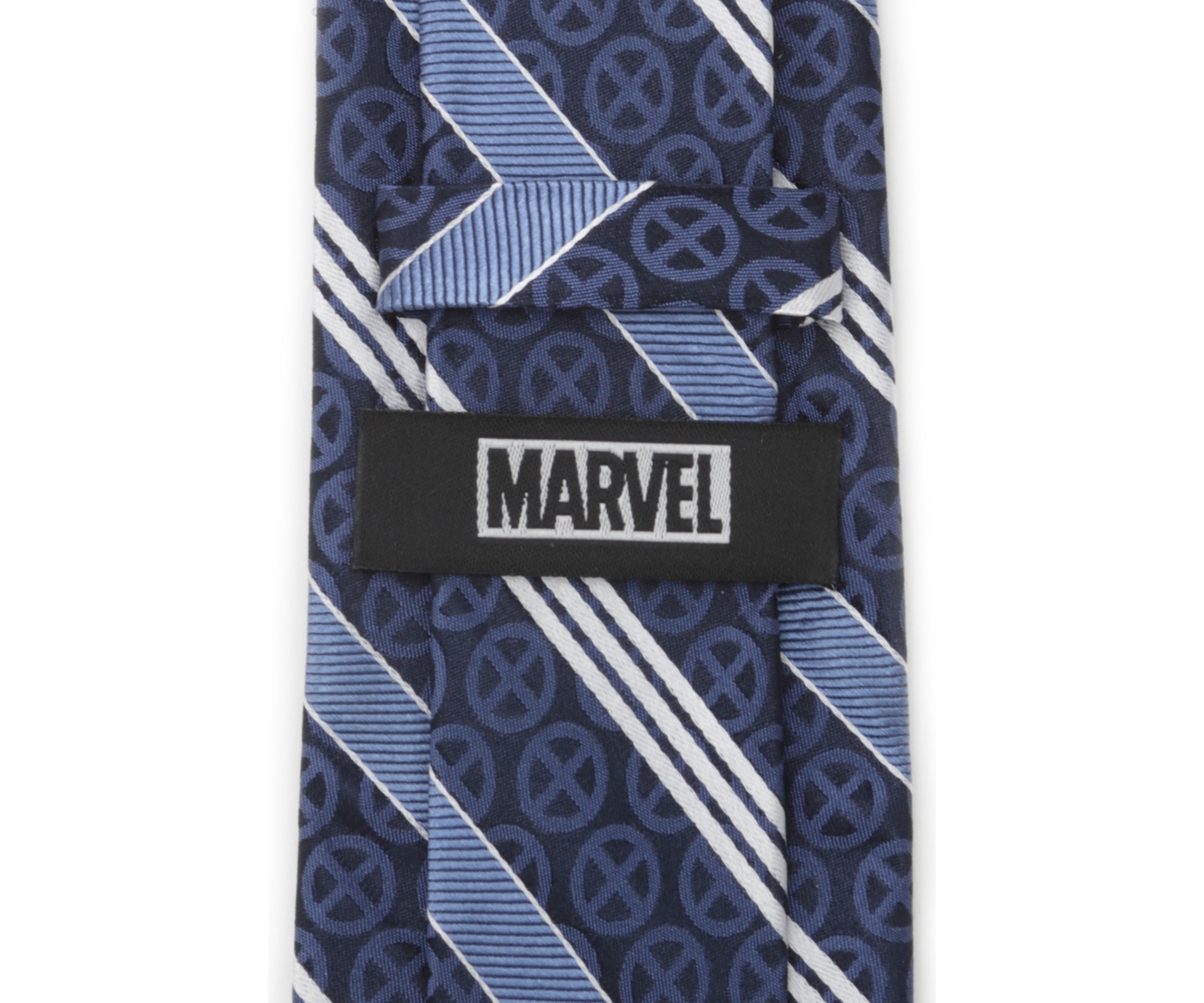 Mens X-Men Symbol Navy Tie