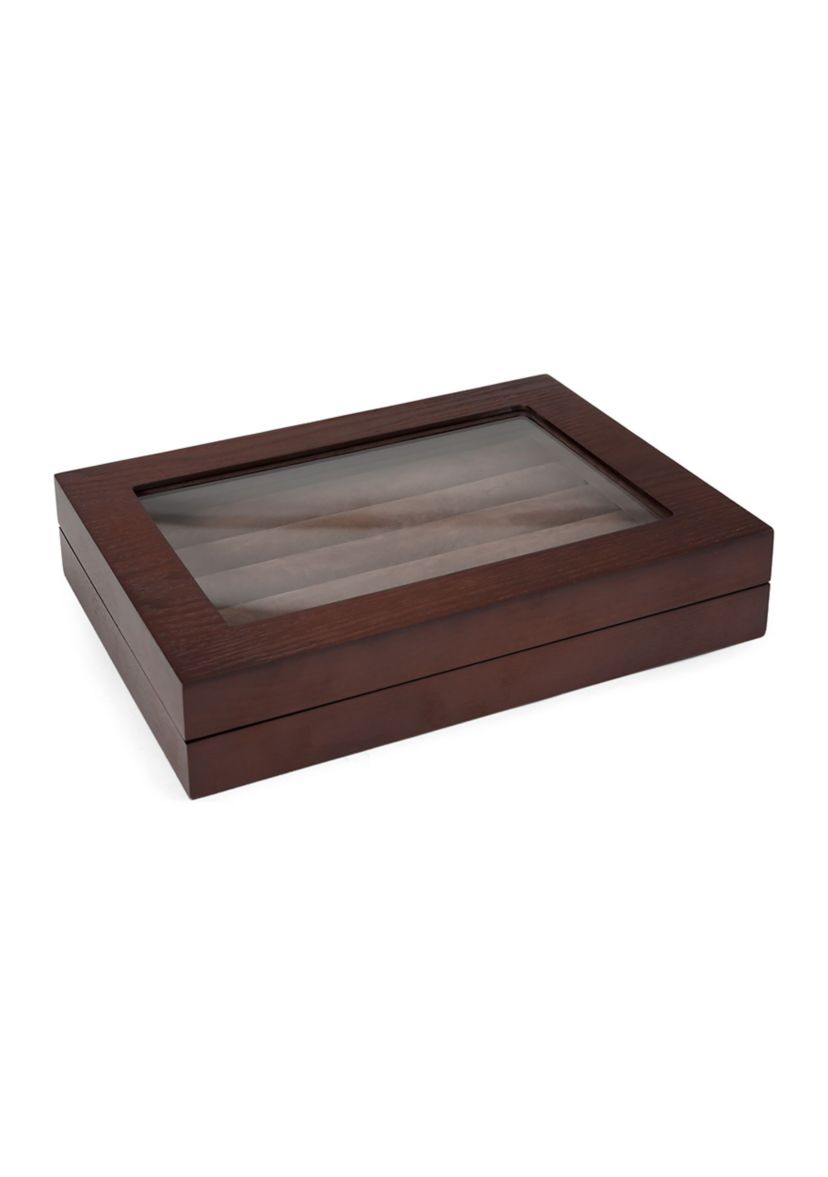 Espresso Cufflinks Collectors Case - 36 pairs