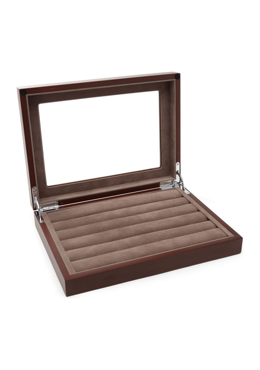 Espresso Cufflinks Collectors Case - 36 pairs