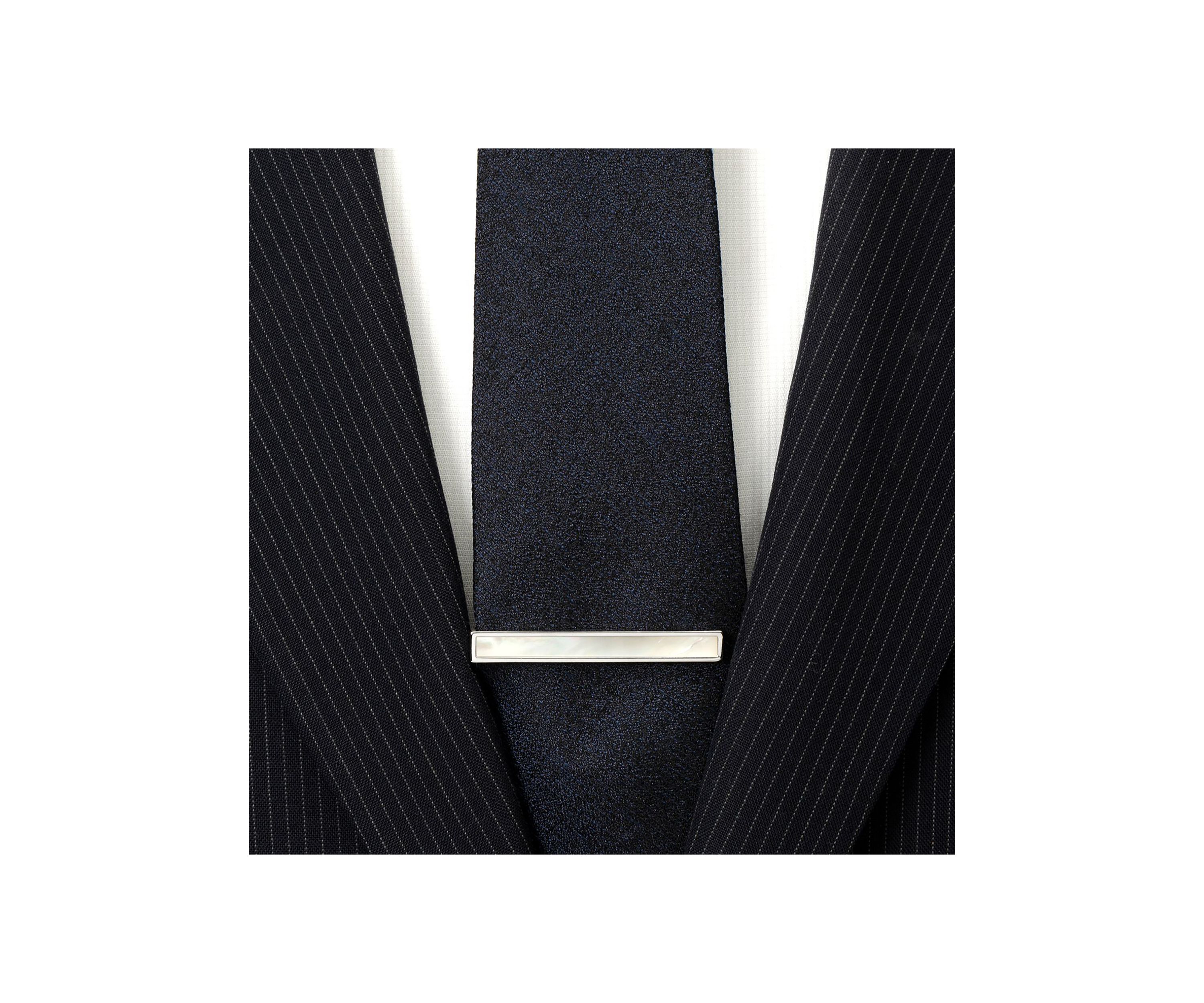 Mother of Pearl Inlaid Tie Clip