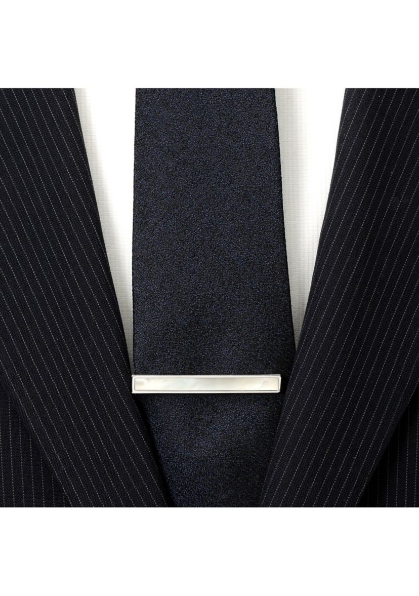 Mother of Pearl Inlaid Tie Clip