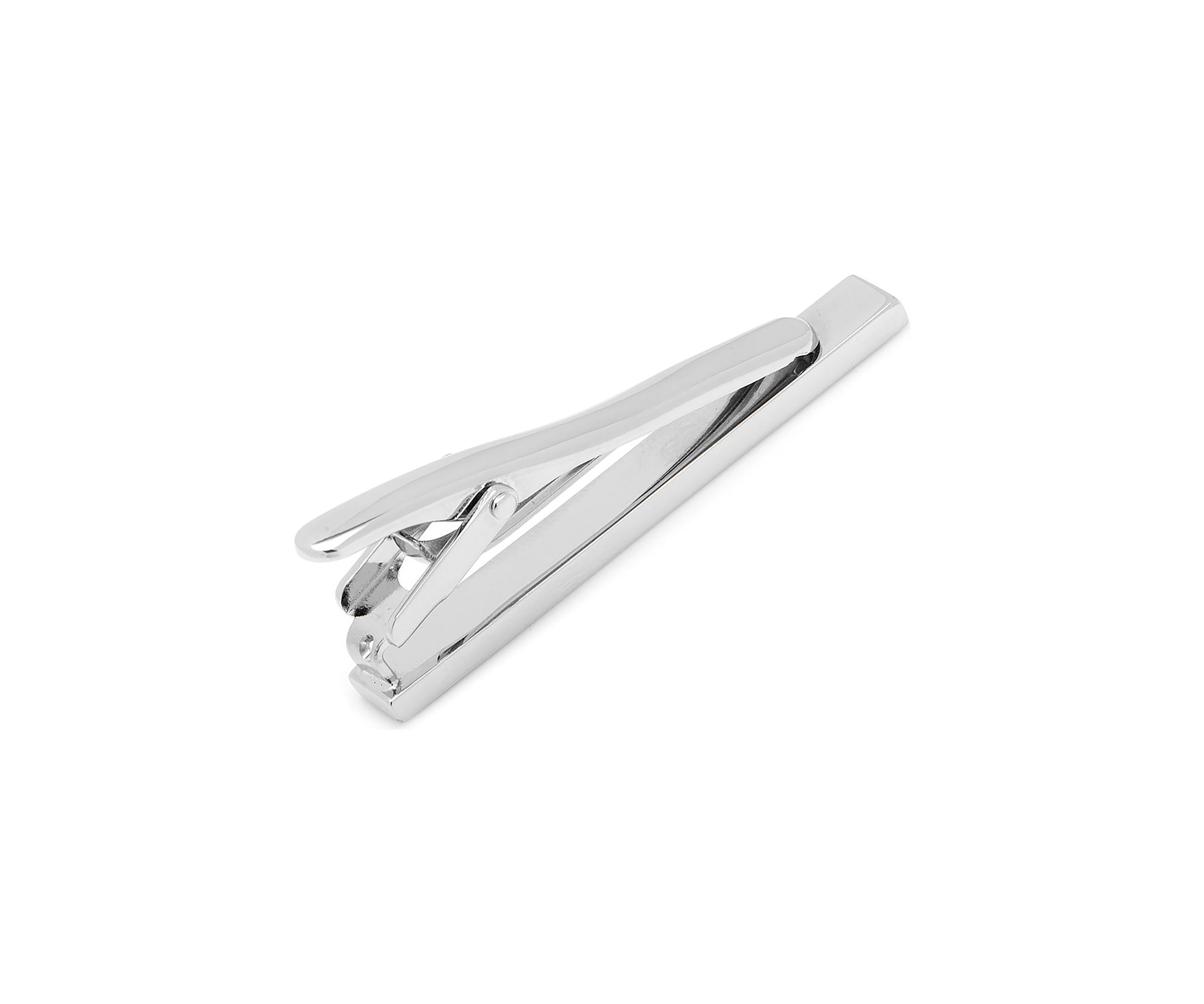 Navy Enamel Inlaid Tie Clip