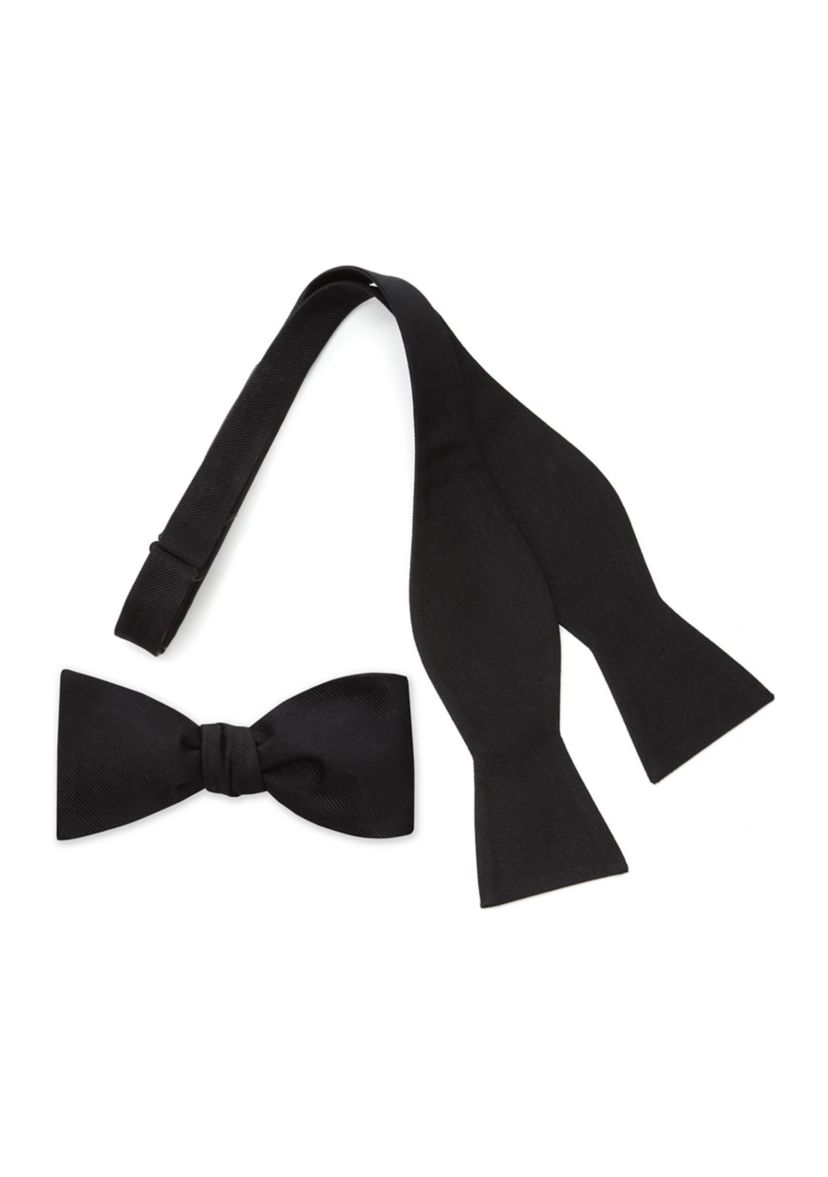 Black Self Tie Bow Tie