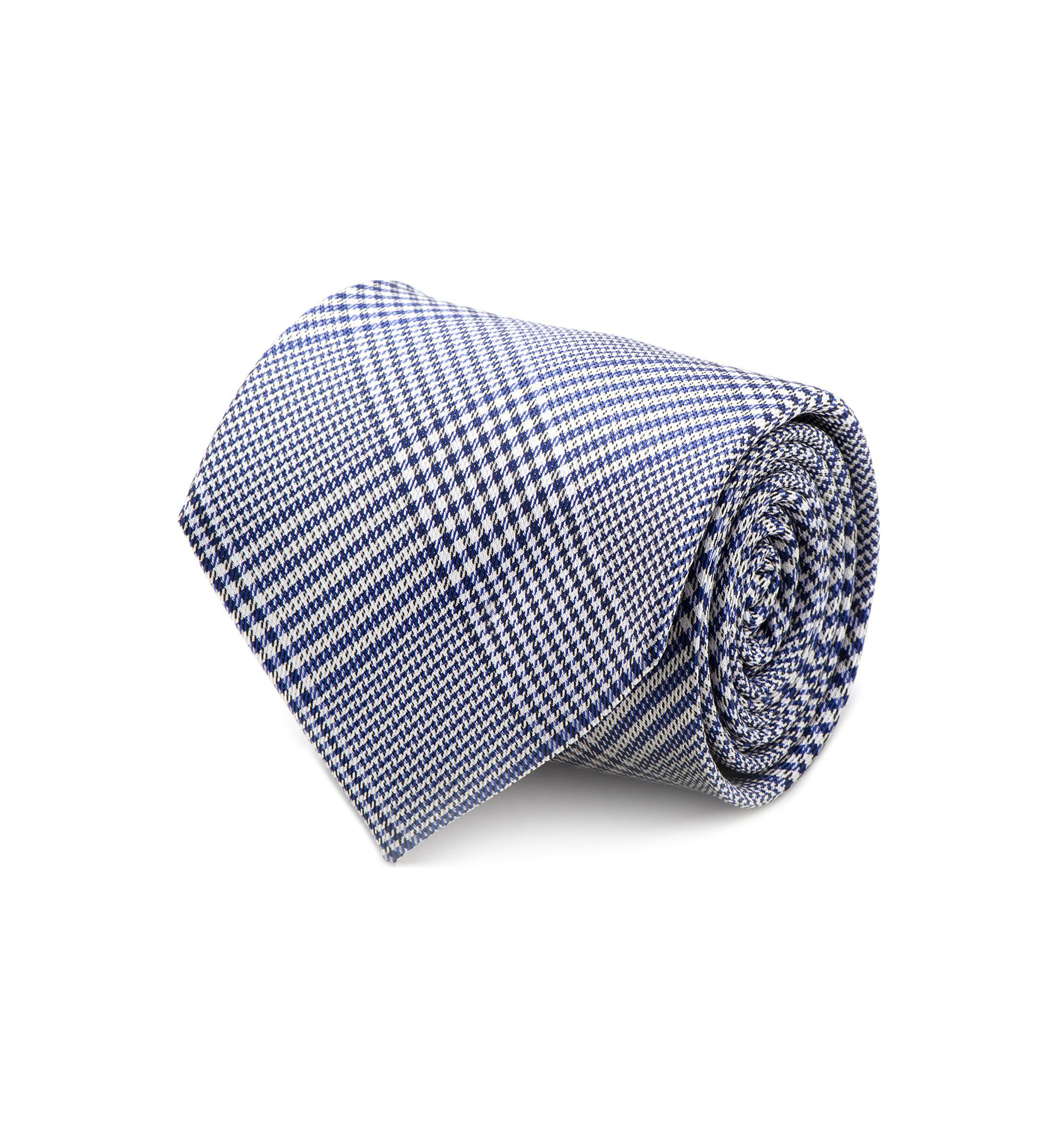 Blue Glen Plaid Silk Tie