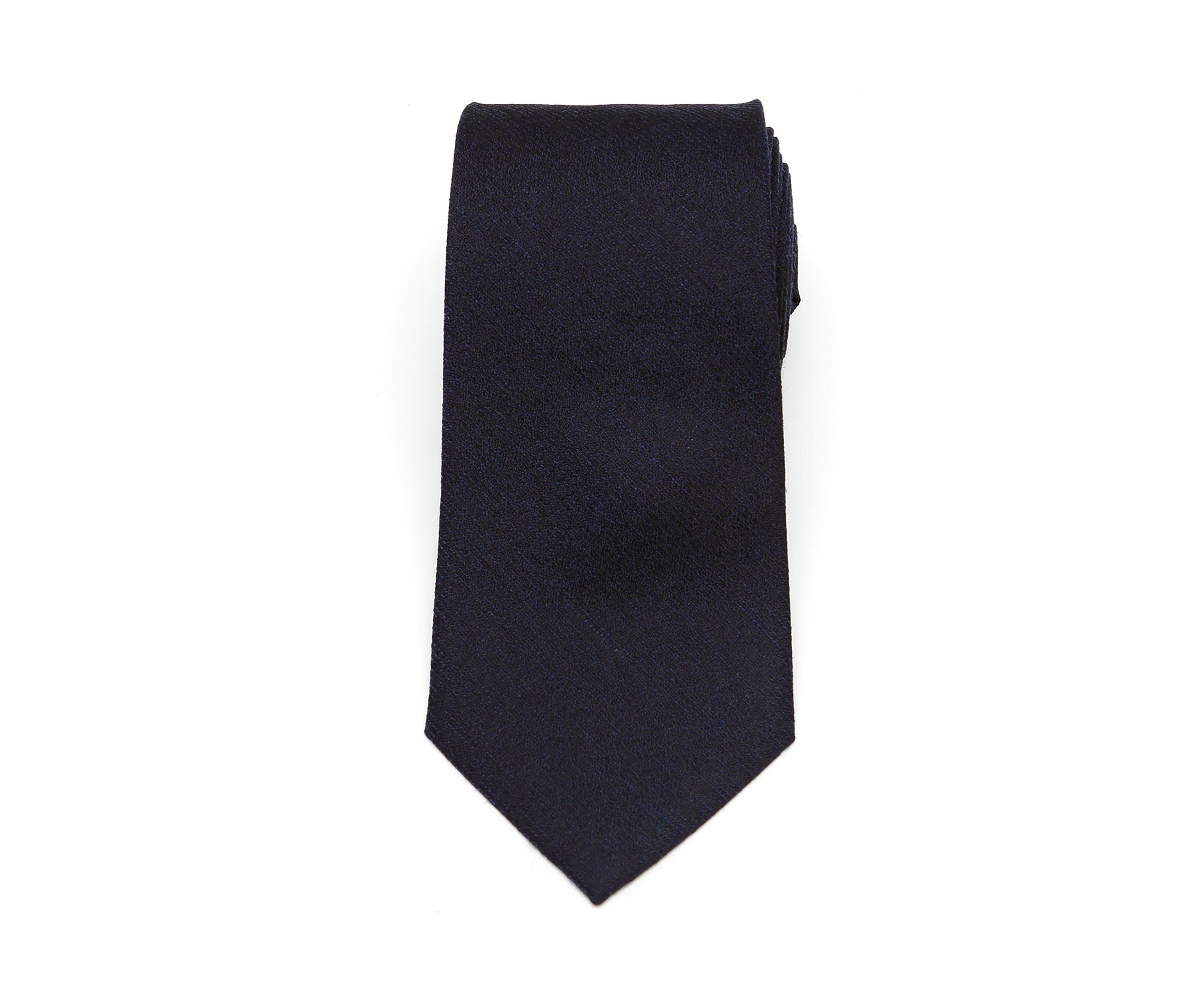 Heathered Blue Wool Tie