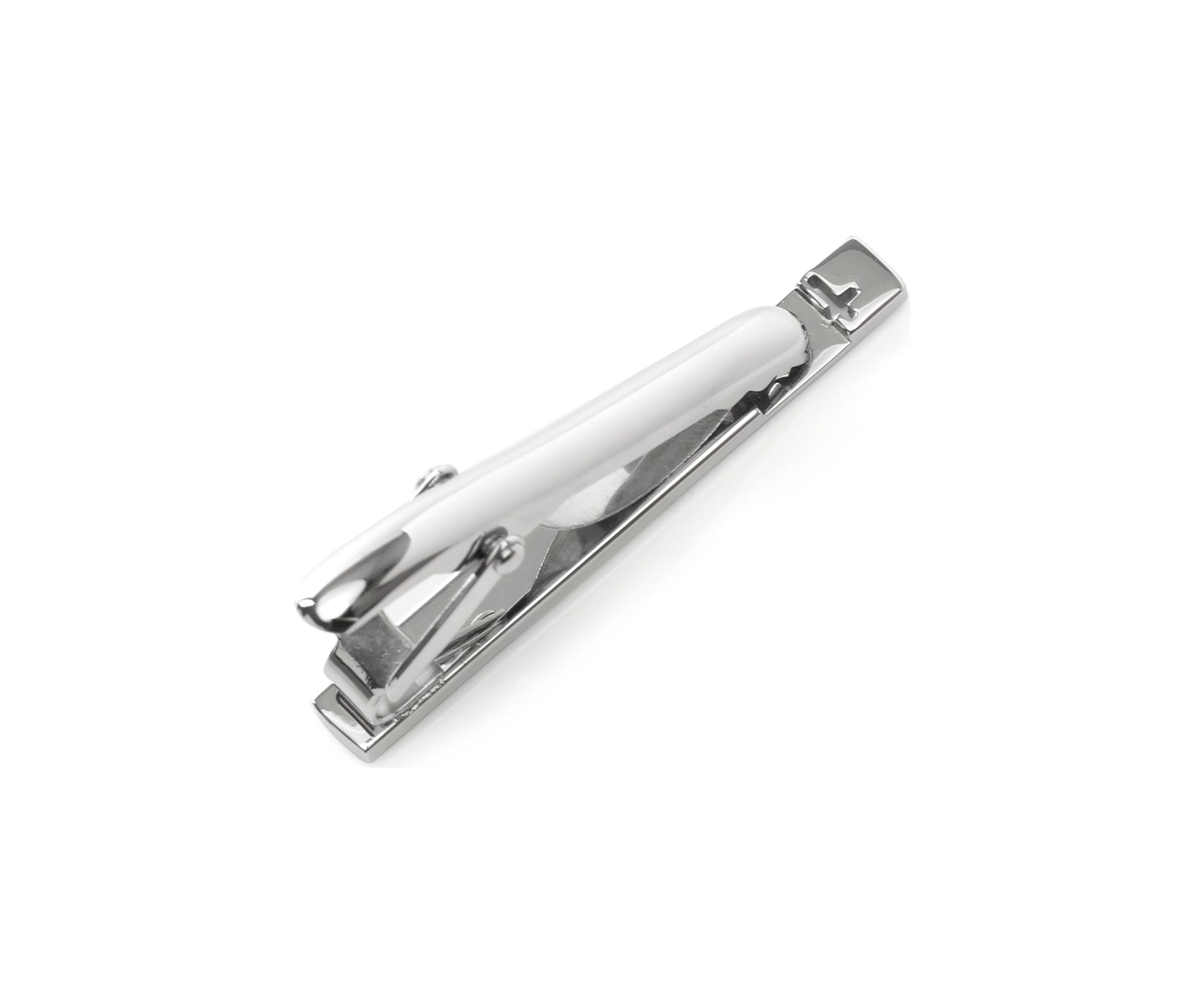 Cross Cutout Stainless Steel Tie Clip