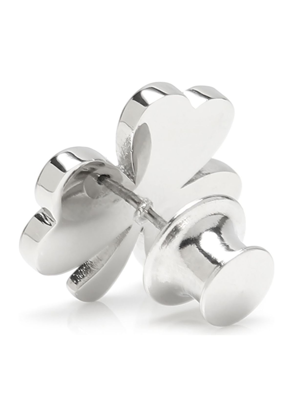 Clover Stainless Steel Lapel Pin