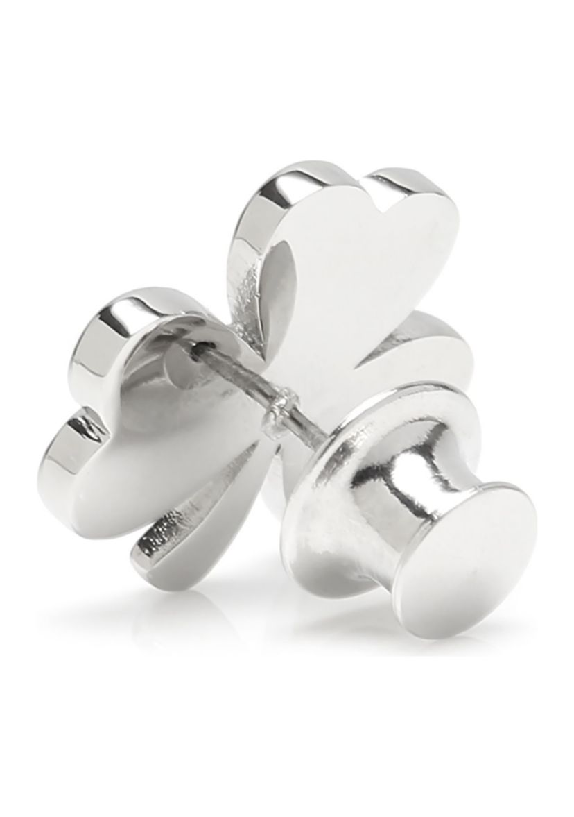 Clover Stainless Steel Lapel Pin