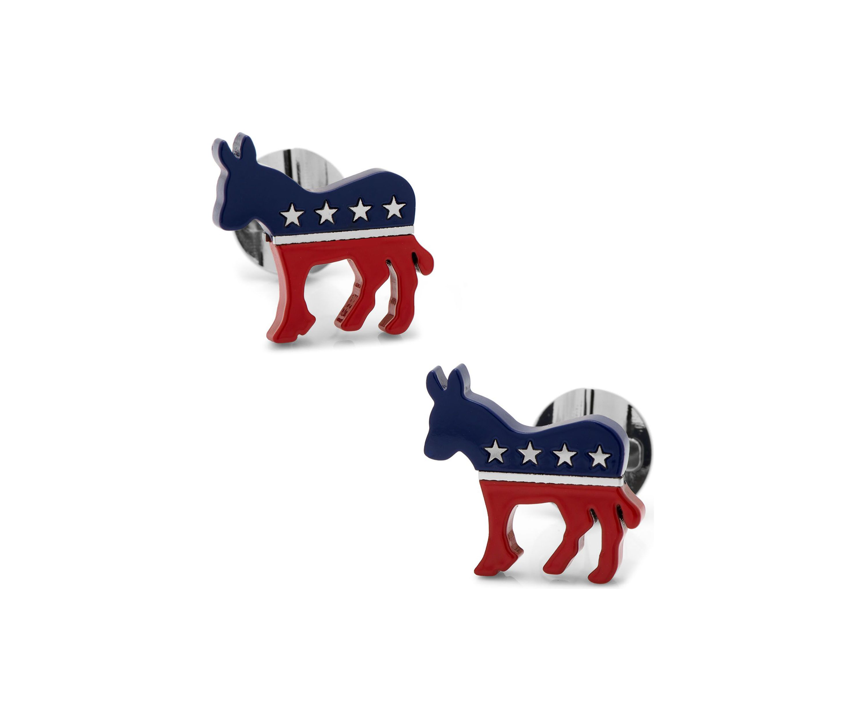 Stainless Steel Democratic Donkey Cufflinks