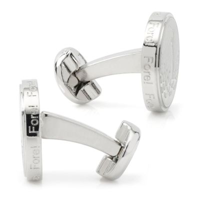 Golf Fore Silver Cufflinks