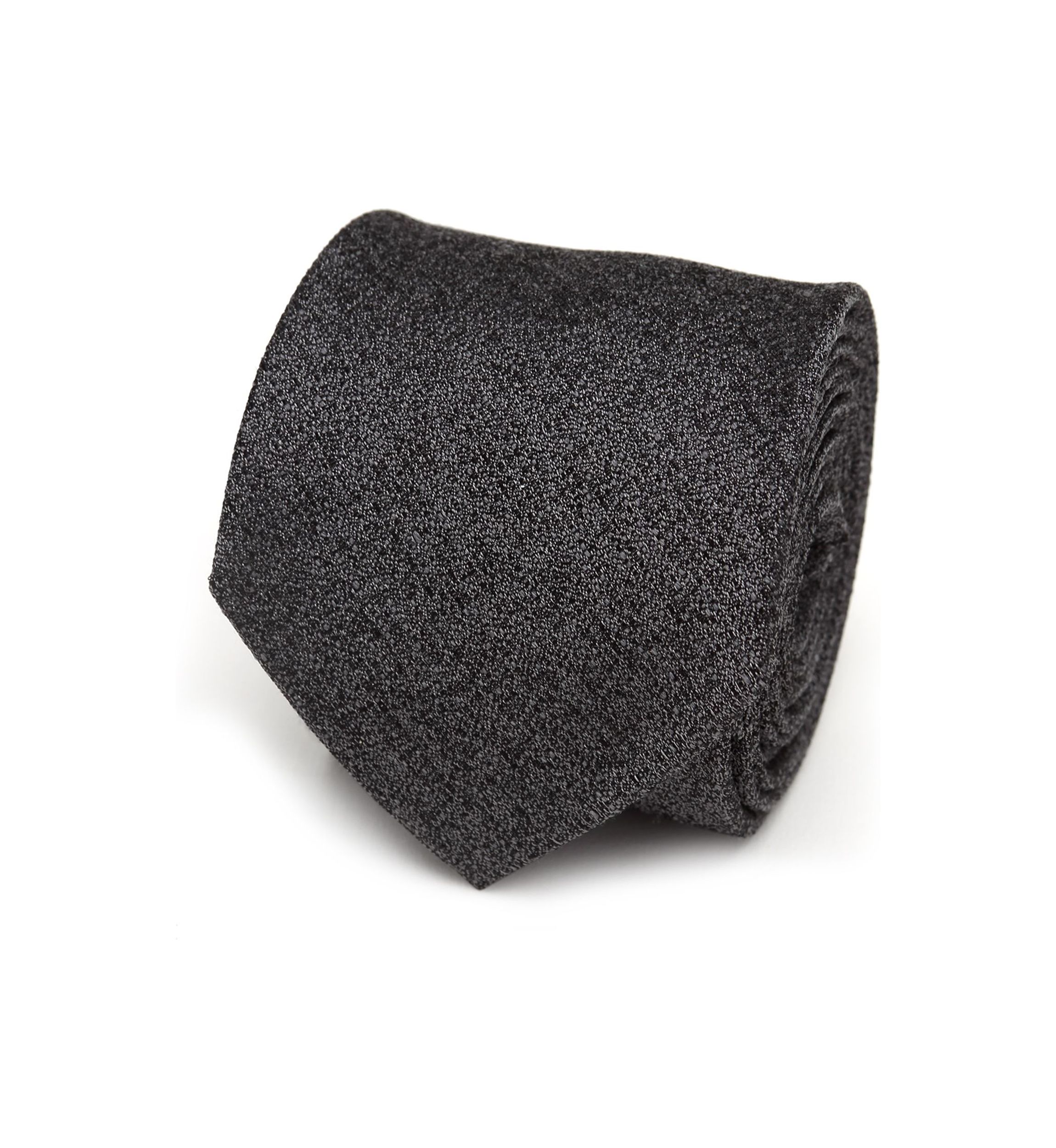 Heathered Gray Wool Tie