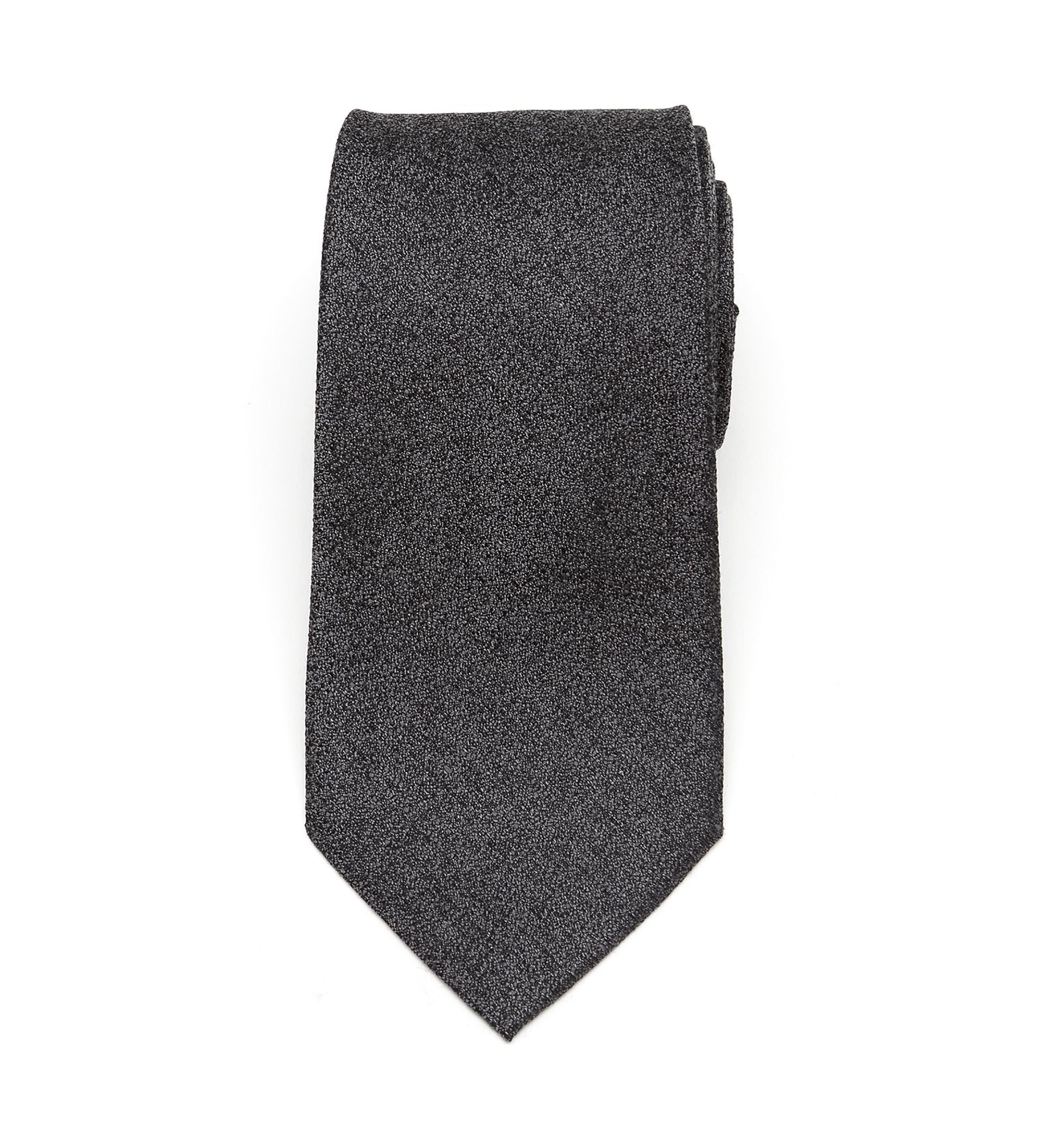 Heathered Gray Wool Tie