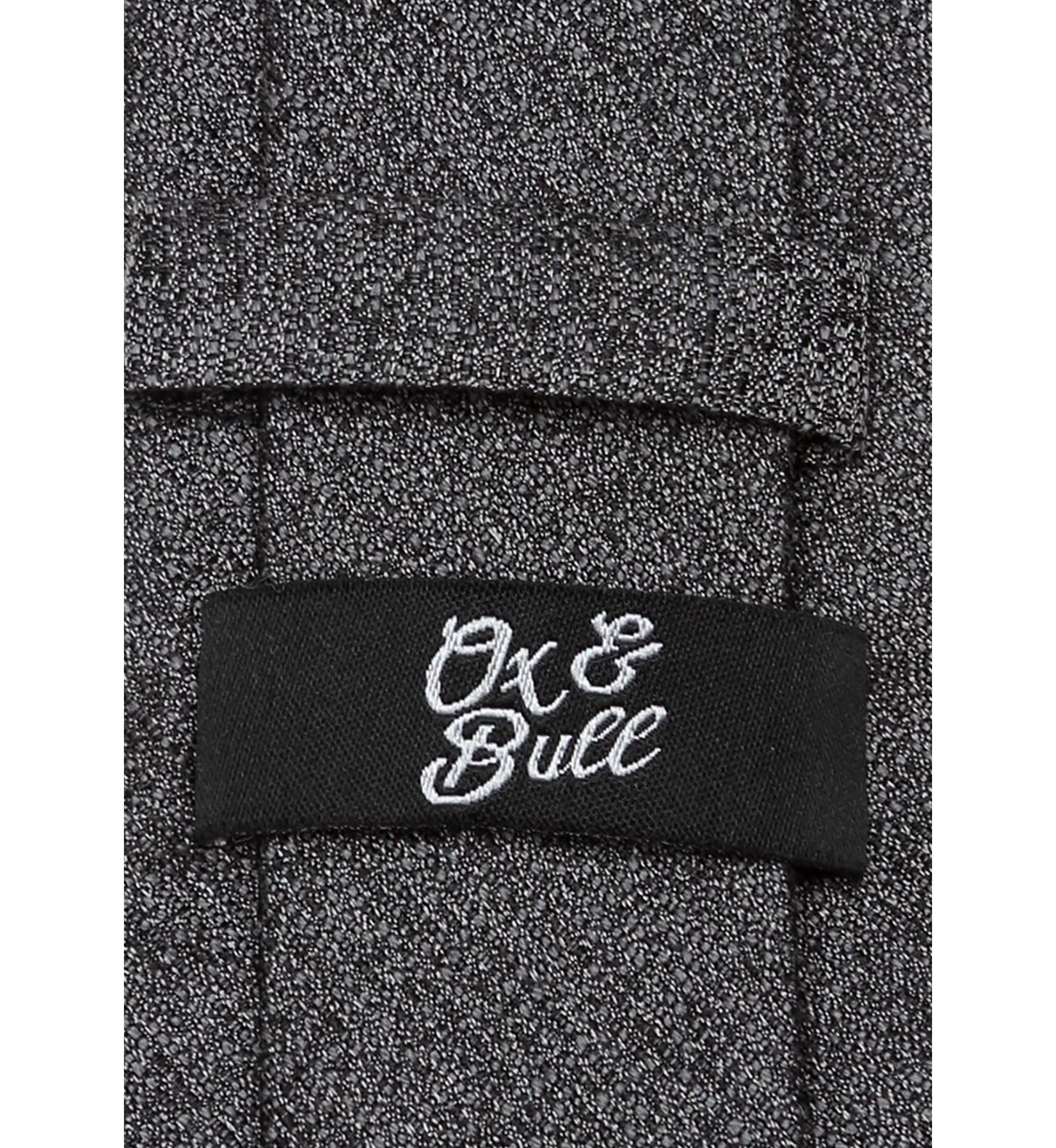 Heathered Gray Wool Tie