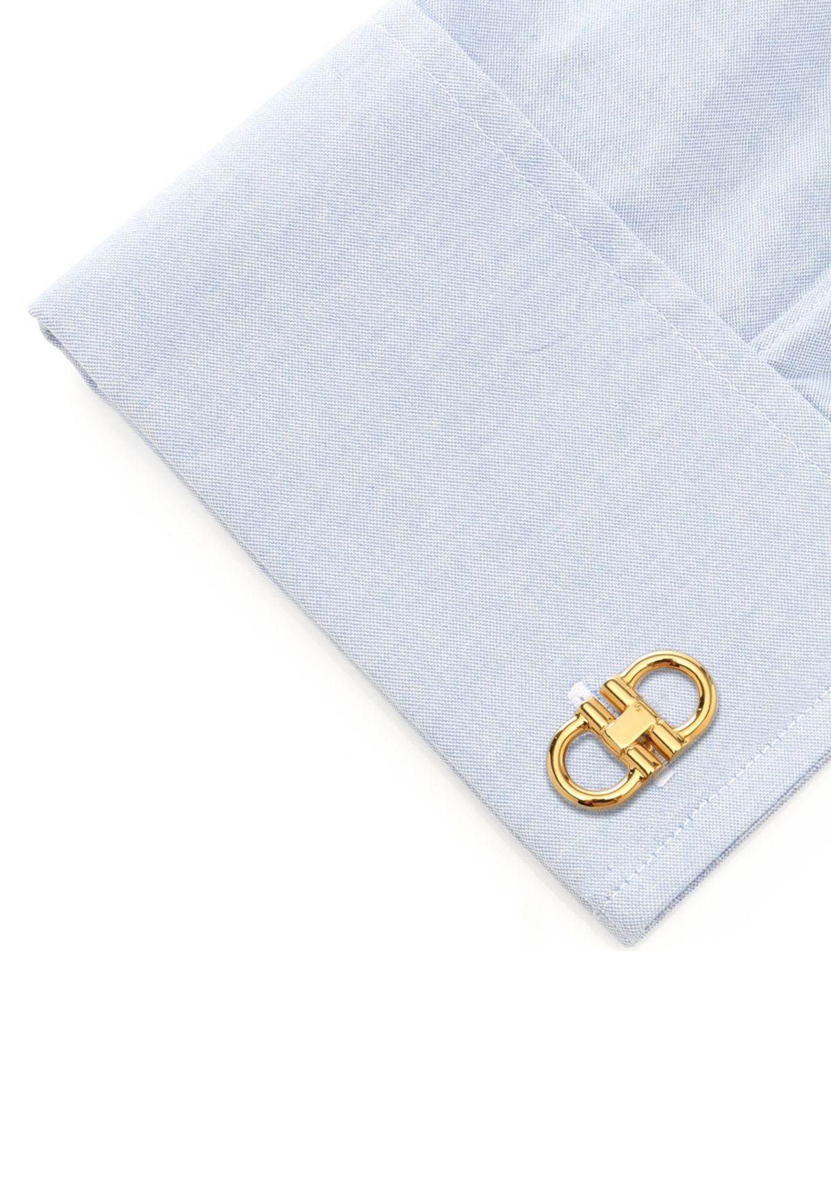 Horse Bit Gold Stainless Steel Cufflinks