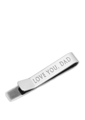 Ox & Bull Trading Co 'Love You, Dad' Hidden Message Tie Bar	