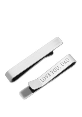 Ox & Bull Trading Co 'Love You, Dad' Hidden Message Tie Bar	