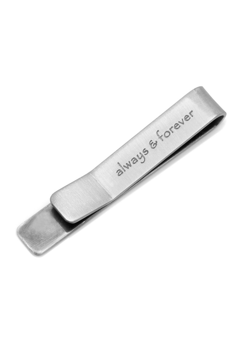 Always and Forever Hidden Message Tie Bar