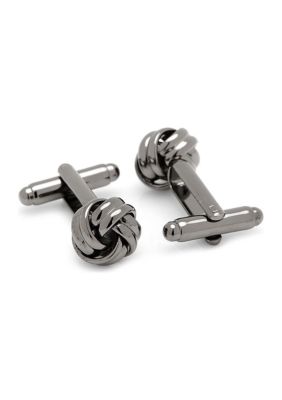 Gunmetal Knot Cufflinks