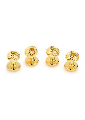 Gold Knot Studs