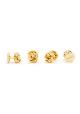 Gold Knot Studs