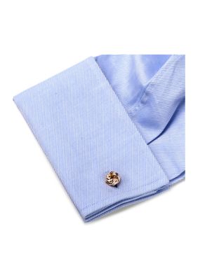 Rose Gold Knot Cufflinks