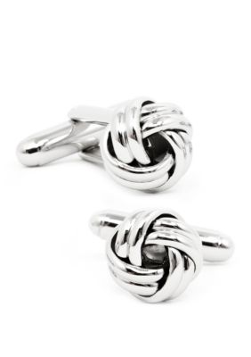 Ox & Bull Trading Co Silver Knot Cufflinks