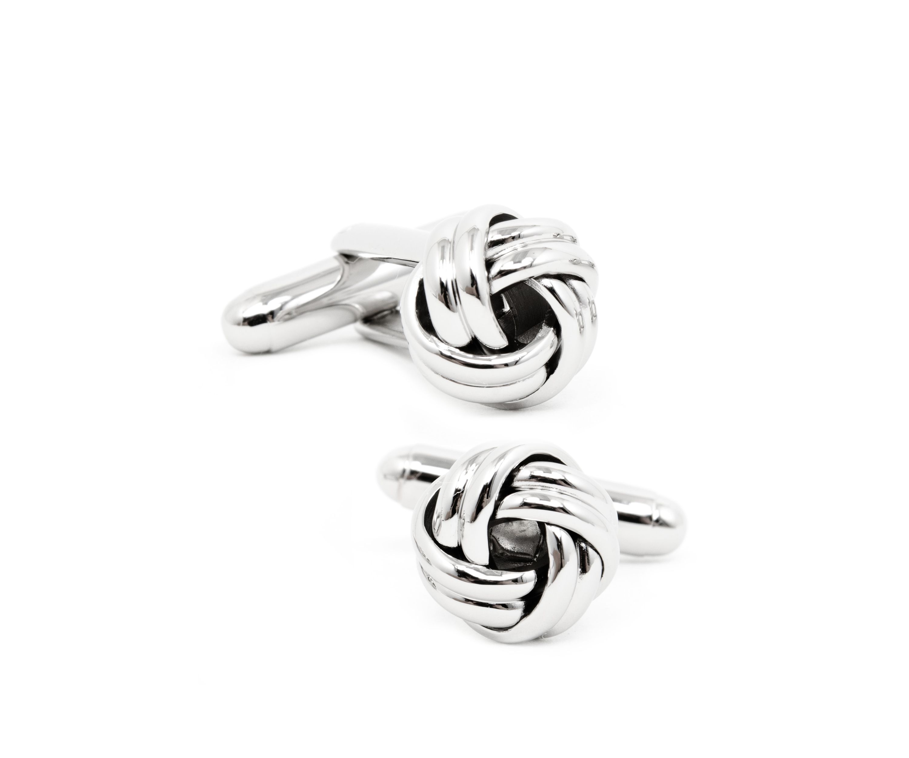 Ox & Bull Trading Co Silver Knot Cufflinks