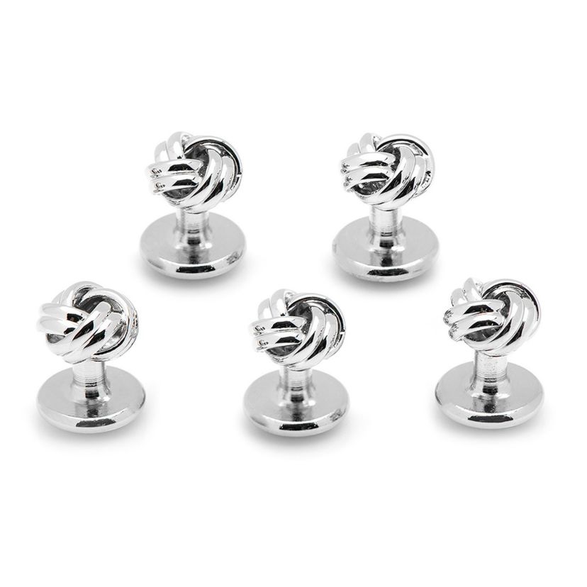 Silver Knot 5-Stud Set