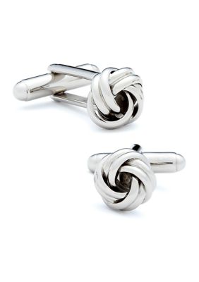 Silver Knot Stud Set