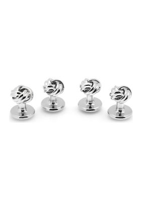 Silver Knot Studs