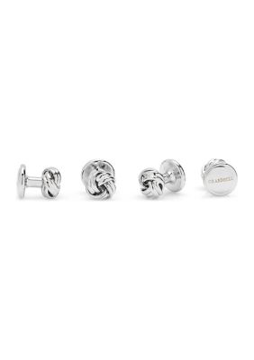 Silver Knot Studs