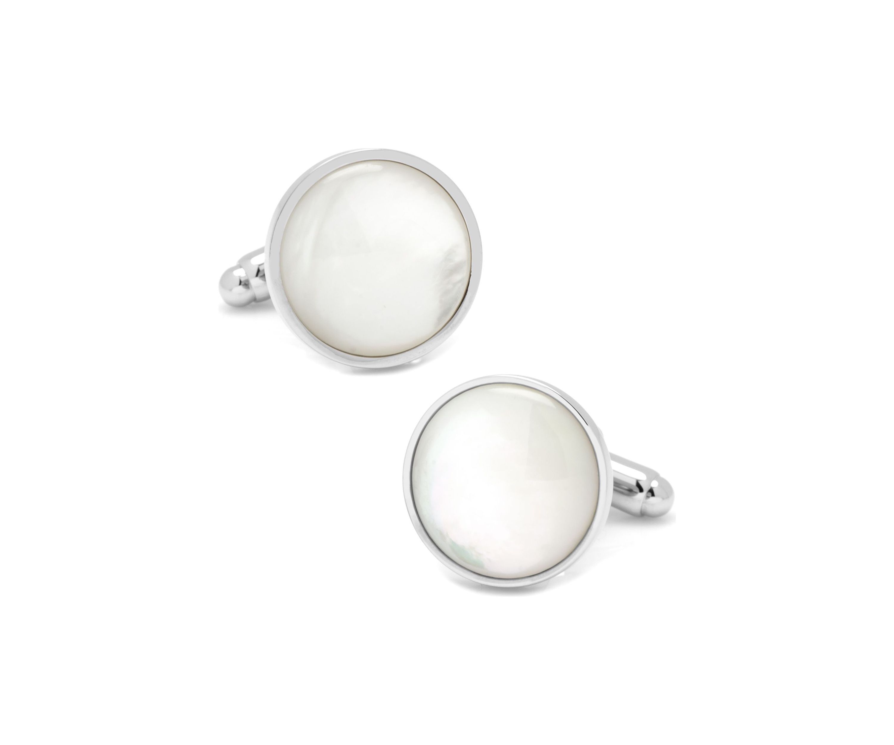 Silver and Mother of Pearl Cufflinks