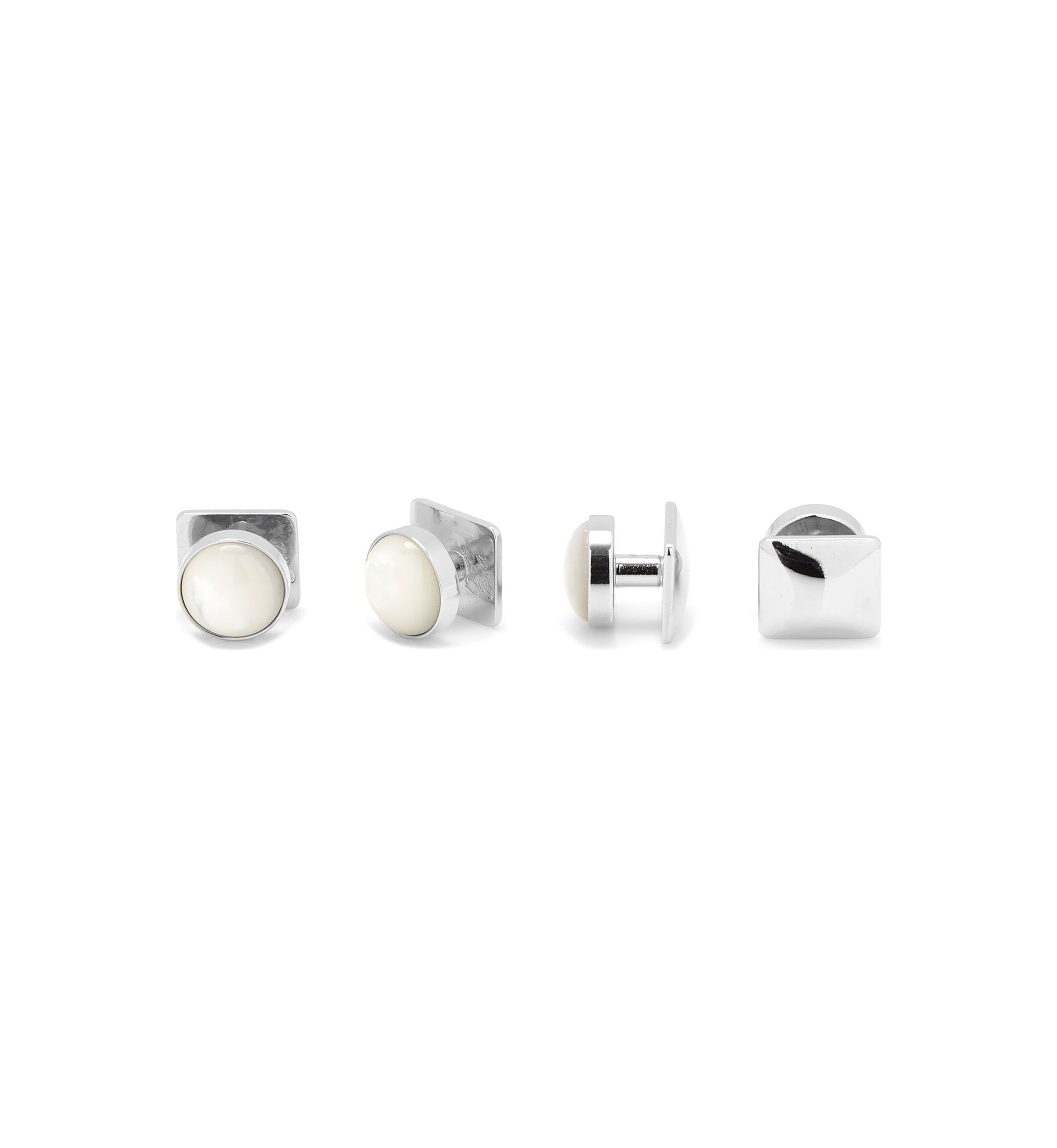 Silver and Mother of Pearl Studs