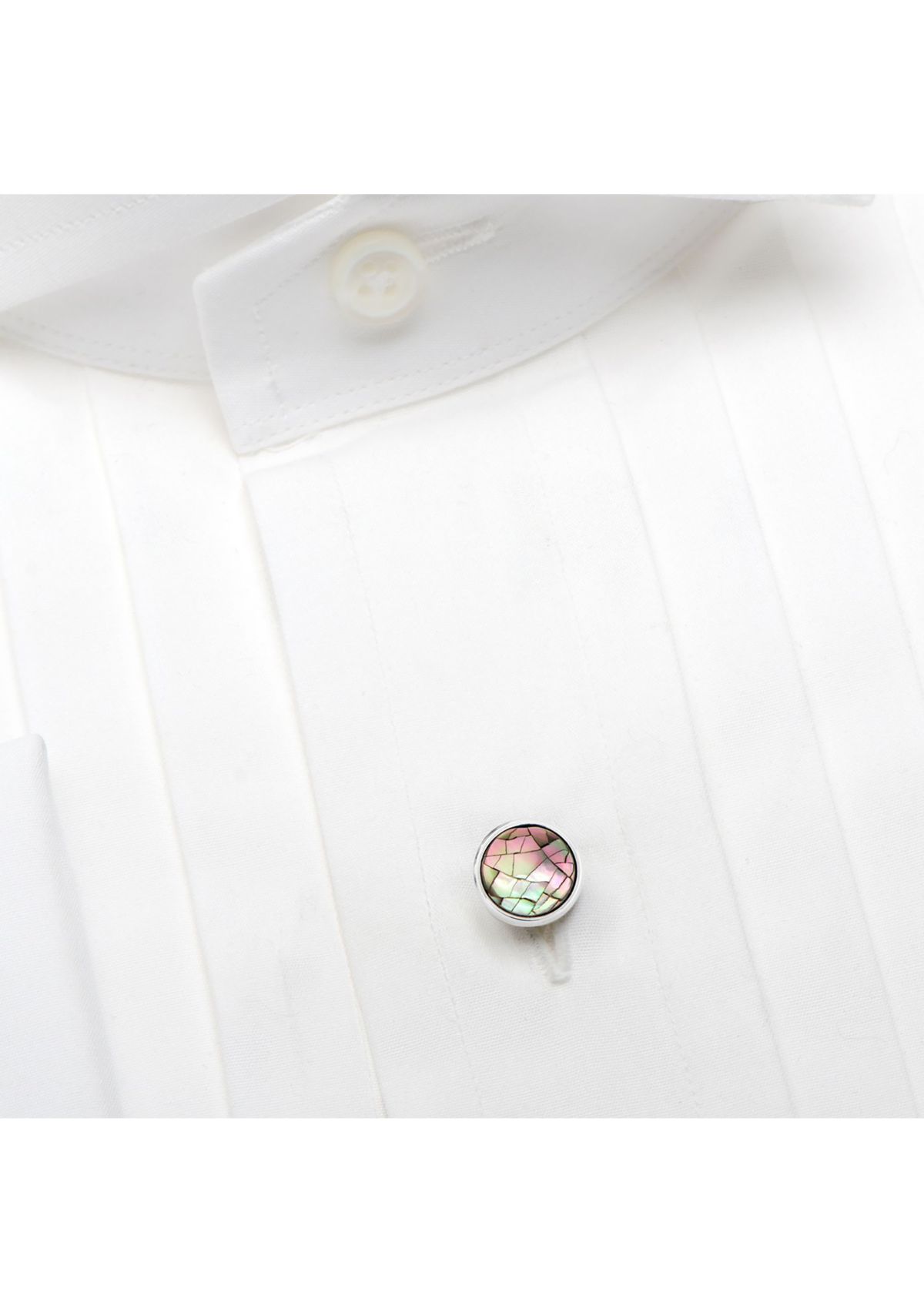 Mosaic Smoke Mother of Pearl Studs