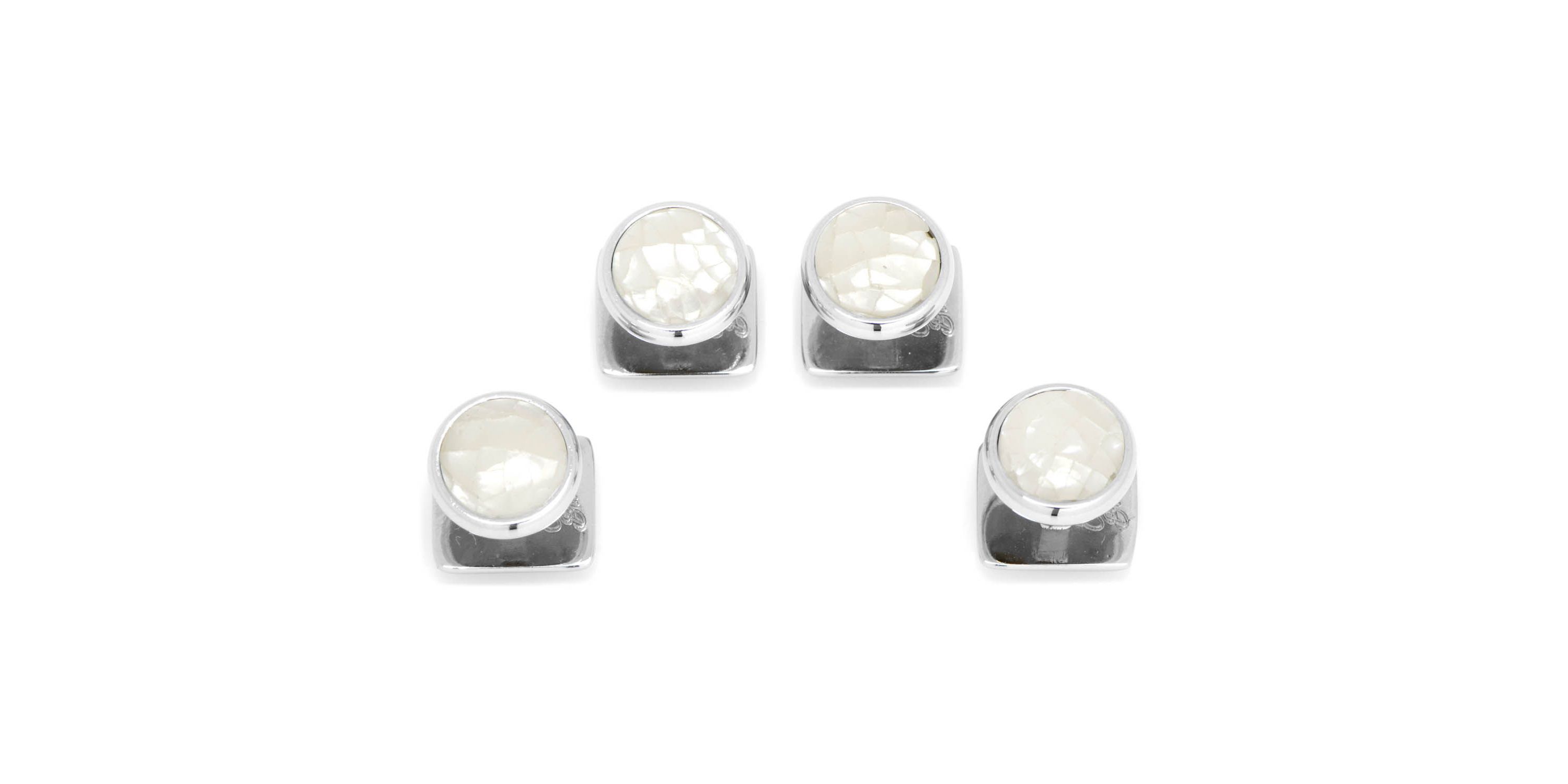 Mosaic Mother of Pearl Stud Set