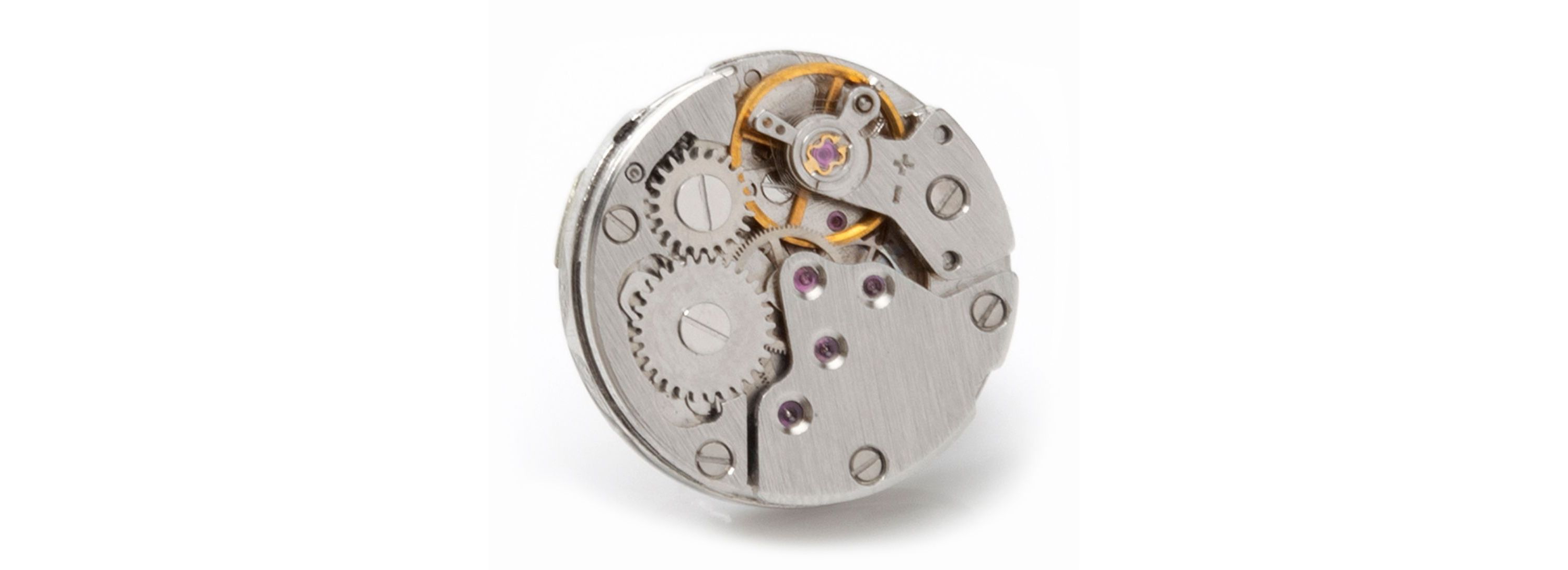 Open Edge Skeleton Watch Movement Lapel Pin
