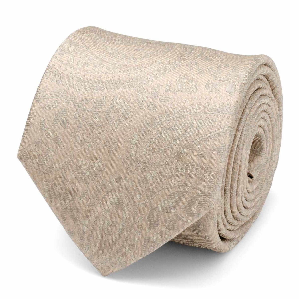 Champagne Paisley Mens Tie