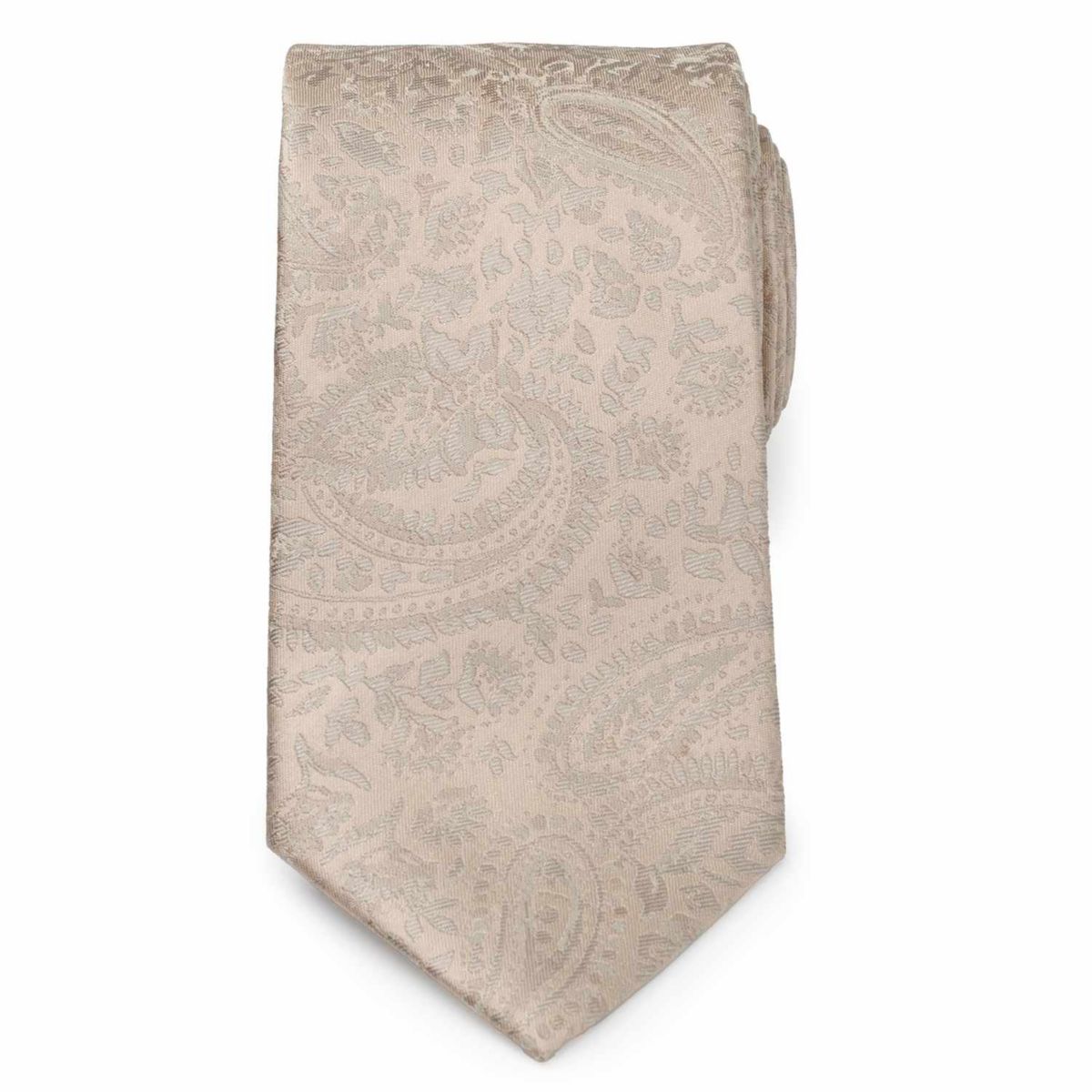 Champagne Paisley Mens Tie