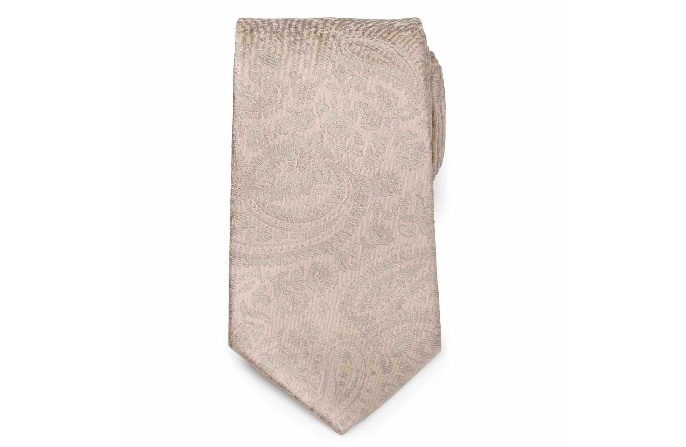 Champagne Paisley Mens Tie