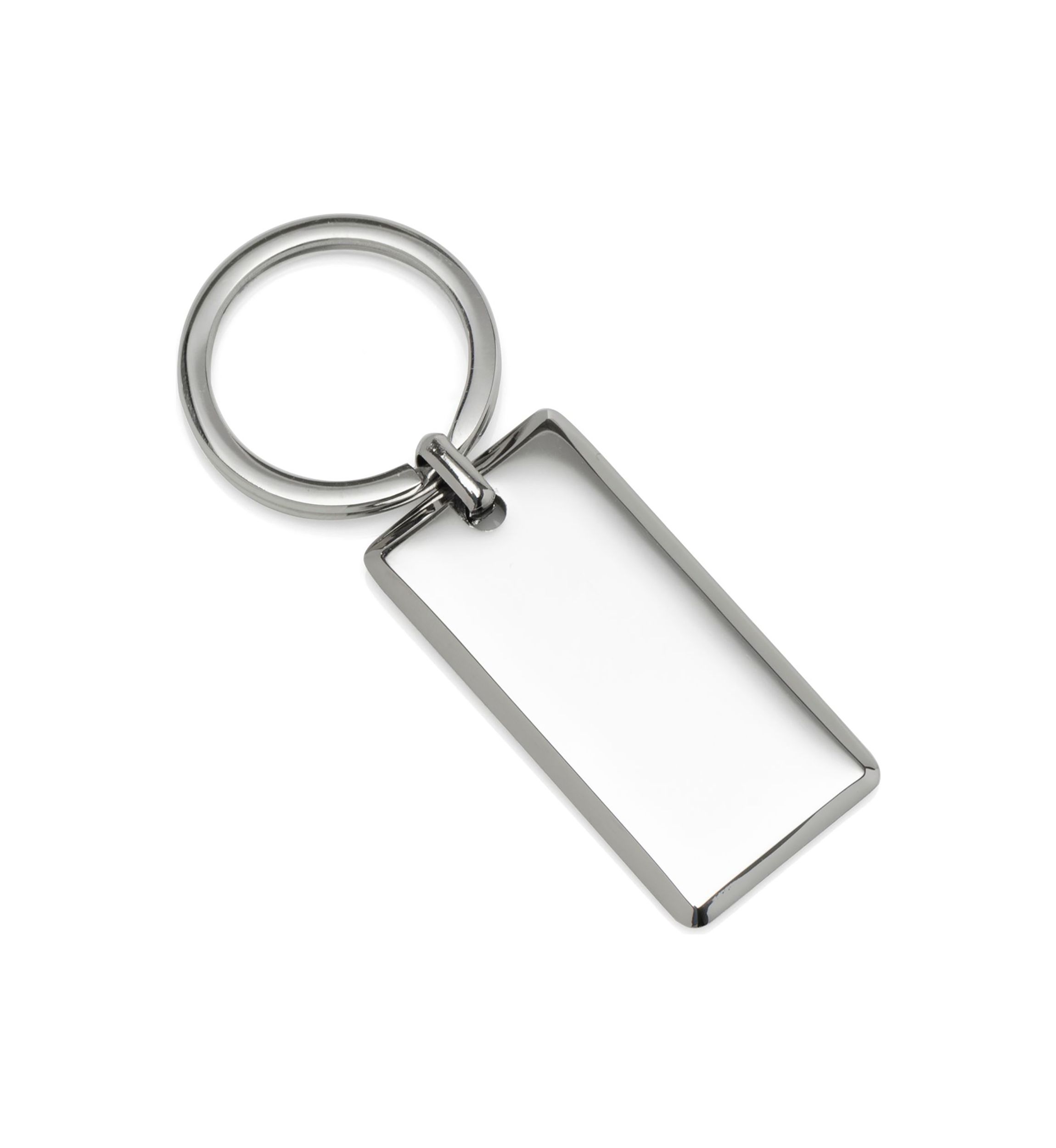 Rectangle Engravable Stainless Steel Key Chain